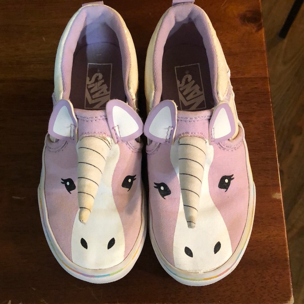 Vans unicorn shoes for girls size 11.5!